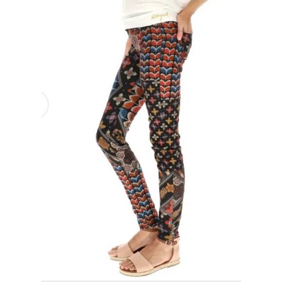 Trousers Desigual HOLLY Style 17wwpn20 Size Euro‎ 40 Pants Artsy